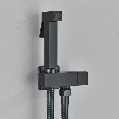Robinet de bidet mural eau froide — laiton (douchette hygiénique WC)