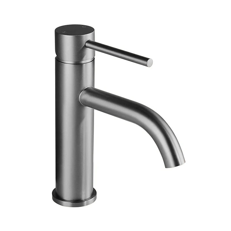 Robinet mitigeur de lavabo monotrou — inox, 6 finitions