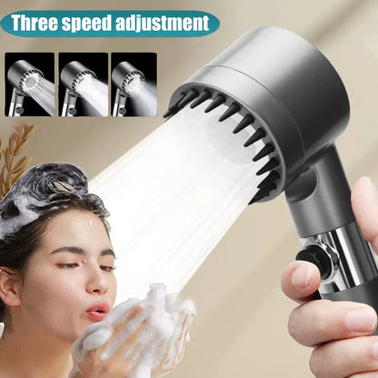 Pommeau de douche filtrant — haute pression, 3 jets