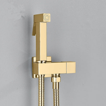 Robinet de bidet mural eau froide — laiton (douchette hygiénique WC)