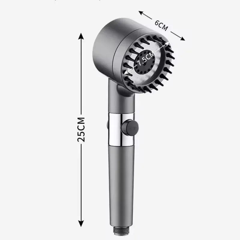 Pommeau de douche filtrant — haute pression, 3 jets
