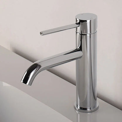 Robinet mitigeur de lavabo monotrou — inox, 6 finitions
