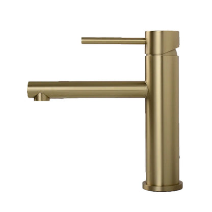 Robinet mitigeur de lavabo monotrou — inox, 6 finitions