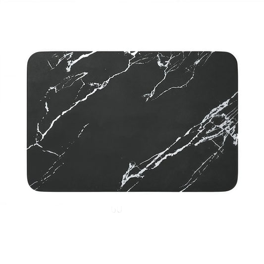 Tapis de bain en diatomite — Noir